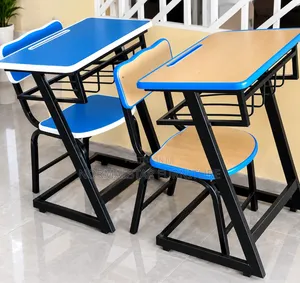 Imported Wood School Desk and Chair