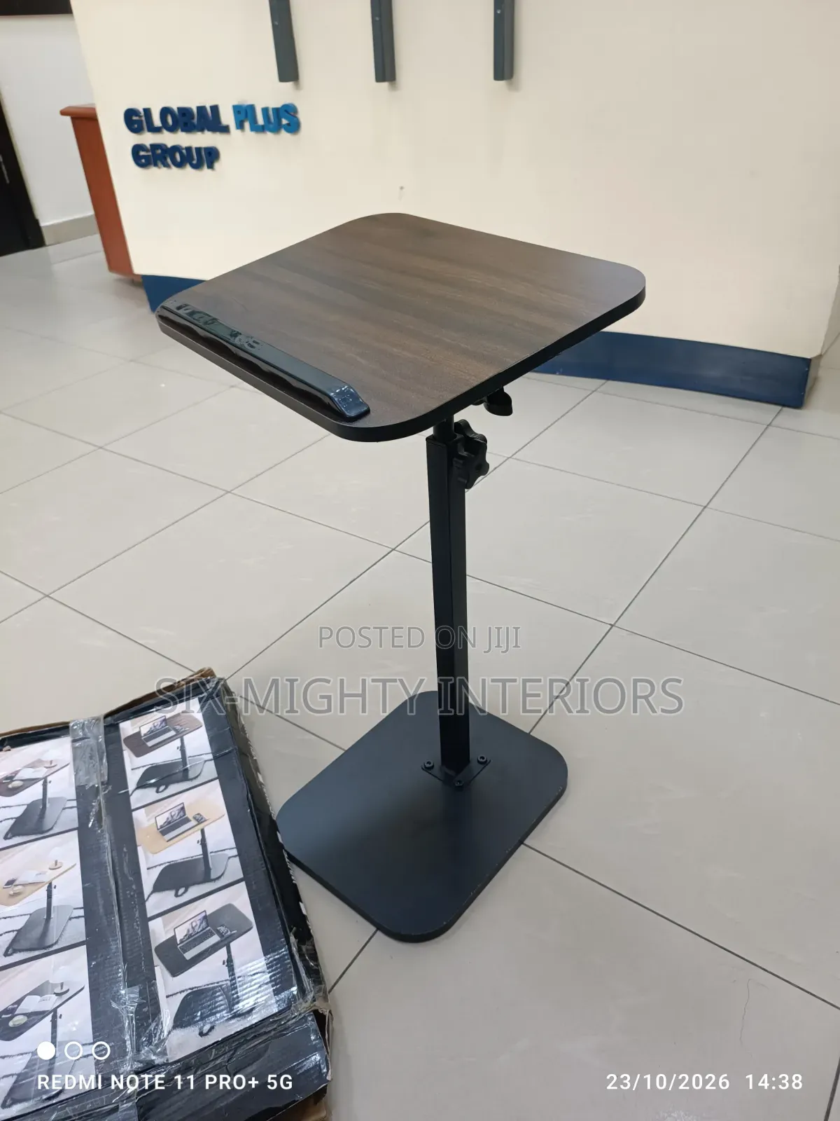 Bed Side Mobile Adjustable Table, Reading Desk, Laptop Table