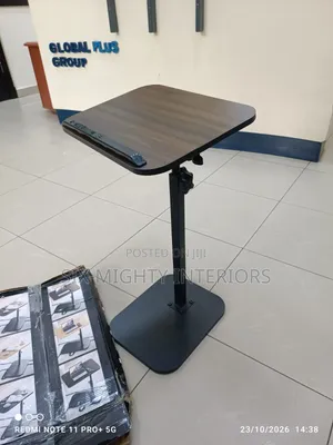 Bed Side Mobile Adjustable Table, Reading Desk, Laptop Table