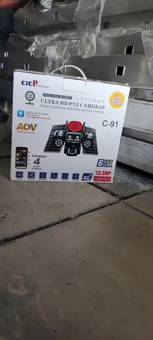 Original 4lens CCTV Solar Powered Solar Camera