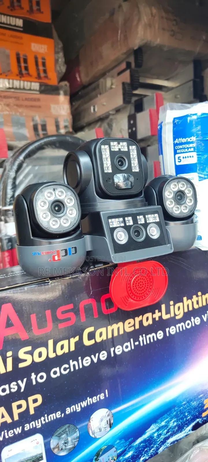 Original 4lens CCTV Solar Powered Solar Camera