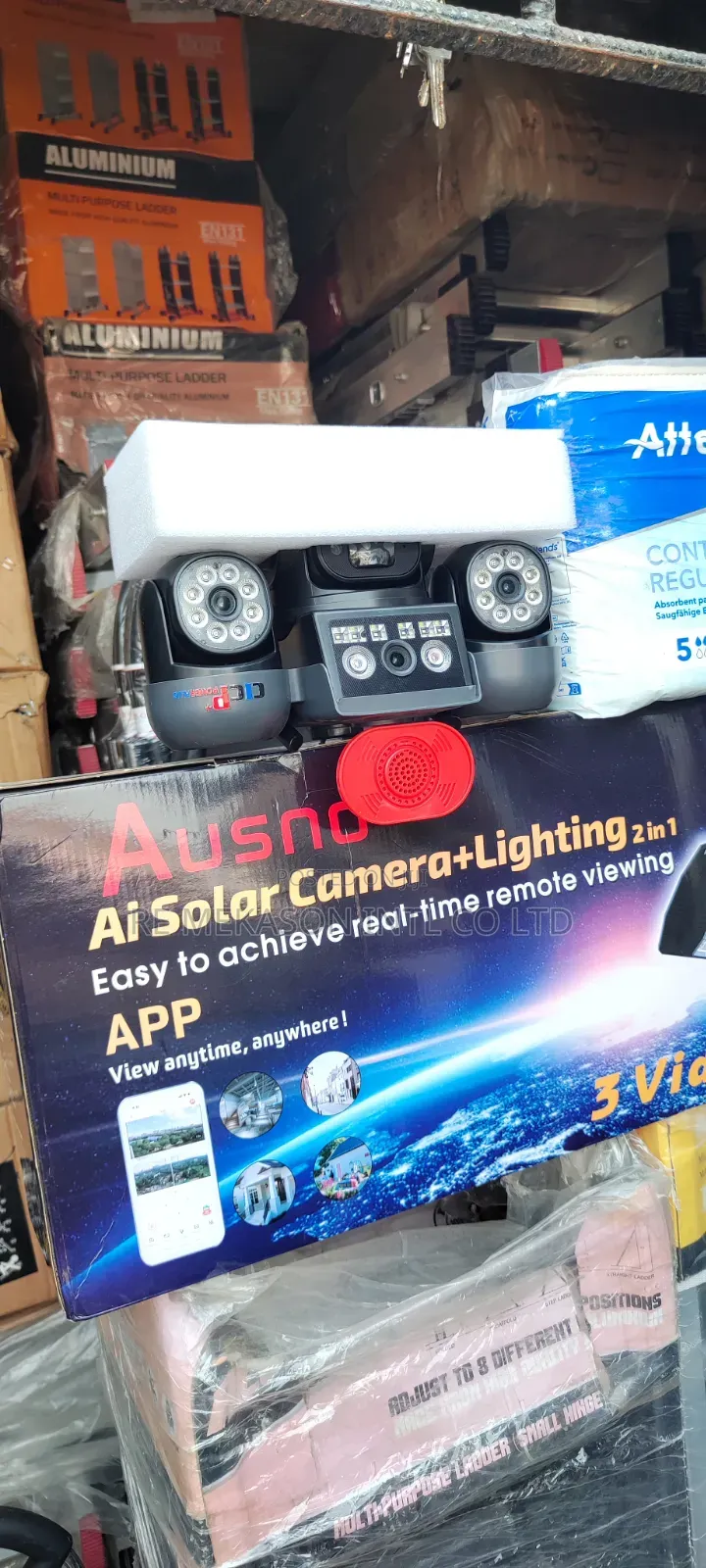 Original 4lens CCTV Solar Powered Solar Camera