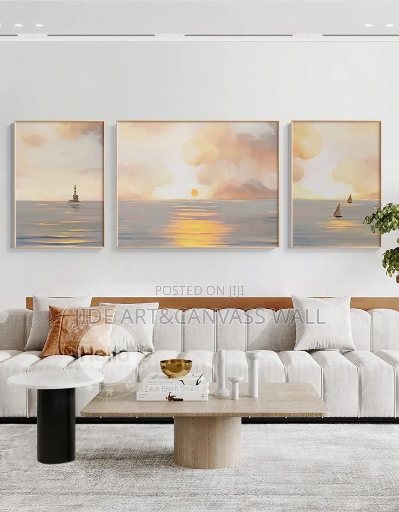 Abstract Split Oil Digital Painting Wall Art Decor