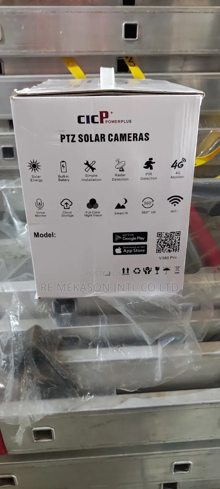 Original 4lens CCTV Solar Powered Solar Camera