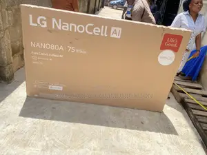 LG 75-Inch 4K NanoCell Smart TV 75NANO80A6A With Α7 AI Processor Gen8