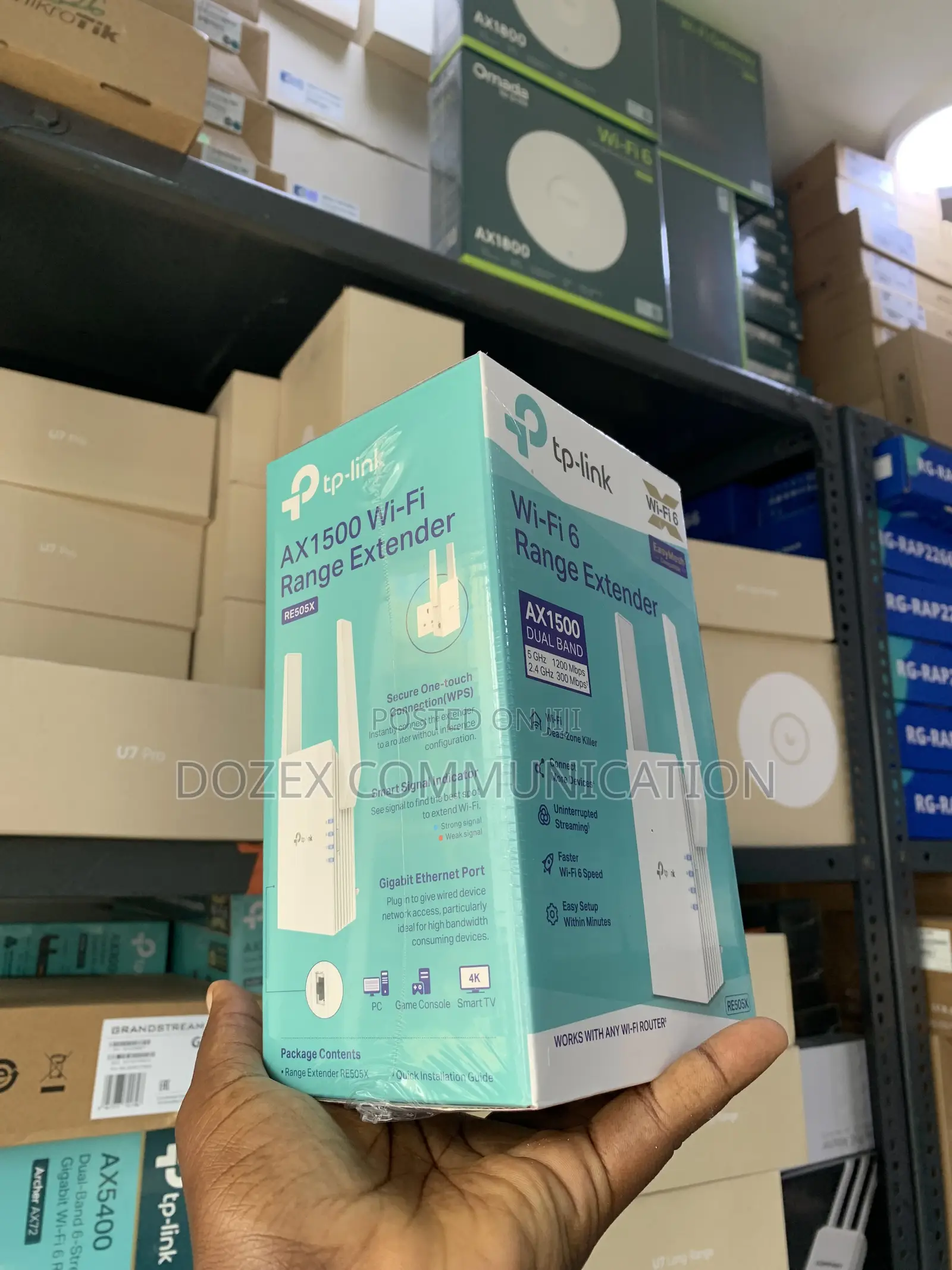 RE505X WiFi 6 Range Extender