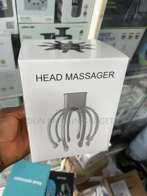 Octopus Claw Electric Head Massager, Rechargeable 3-Speed Vibration