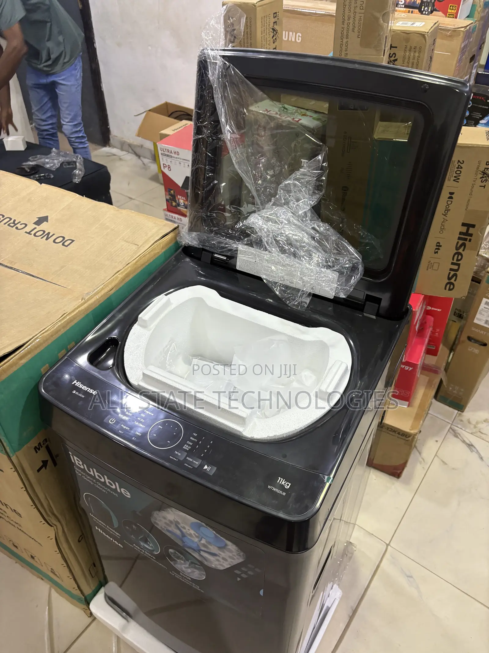 Hisense 11KG Top Loader With Electronic Controls