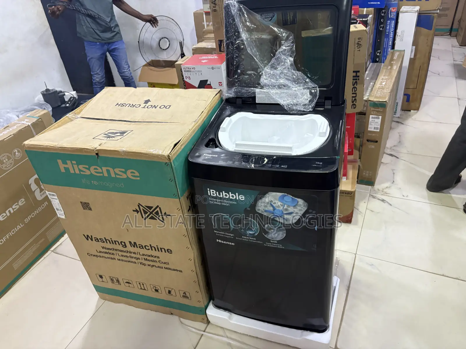 Hisense WT3K1123UB Top Loading Clothes Cleaning Machine