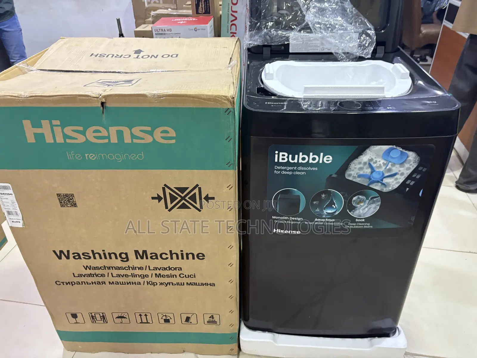 Hisense 11KG Automatic Washer With Modern Design