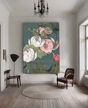 Modern Colorful Flowers Wall Art Interior Decors