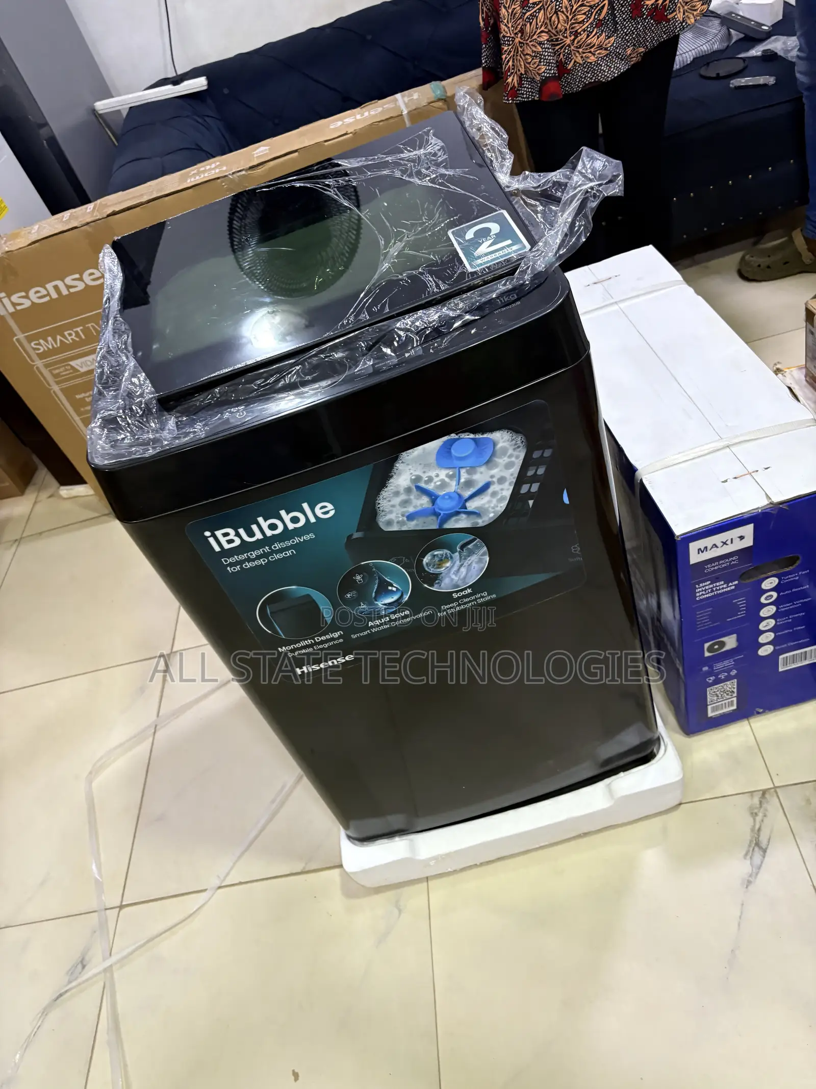 Hisense 11kg Top Loader With Eight Wash Options