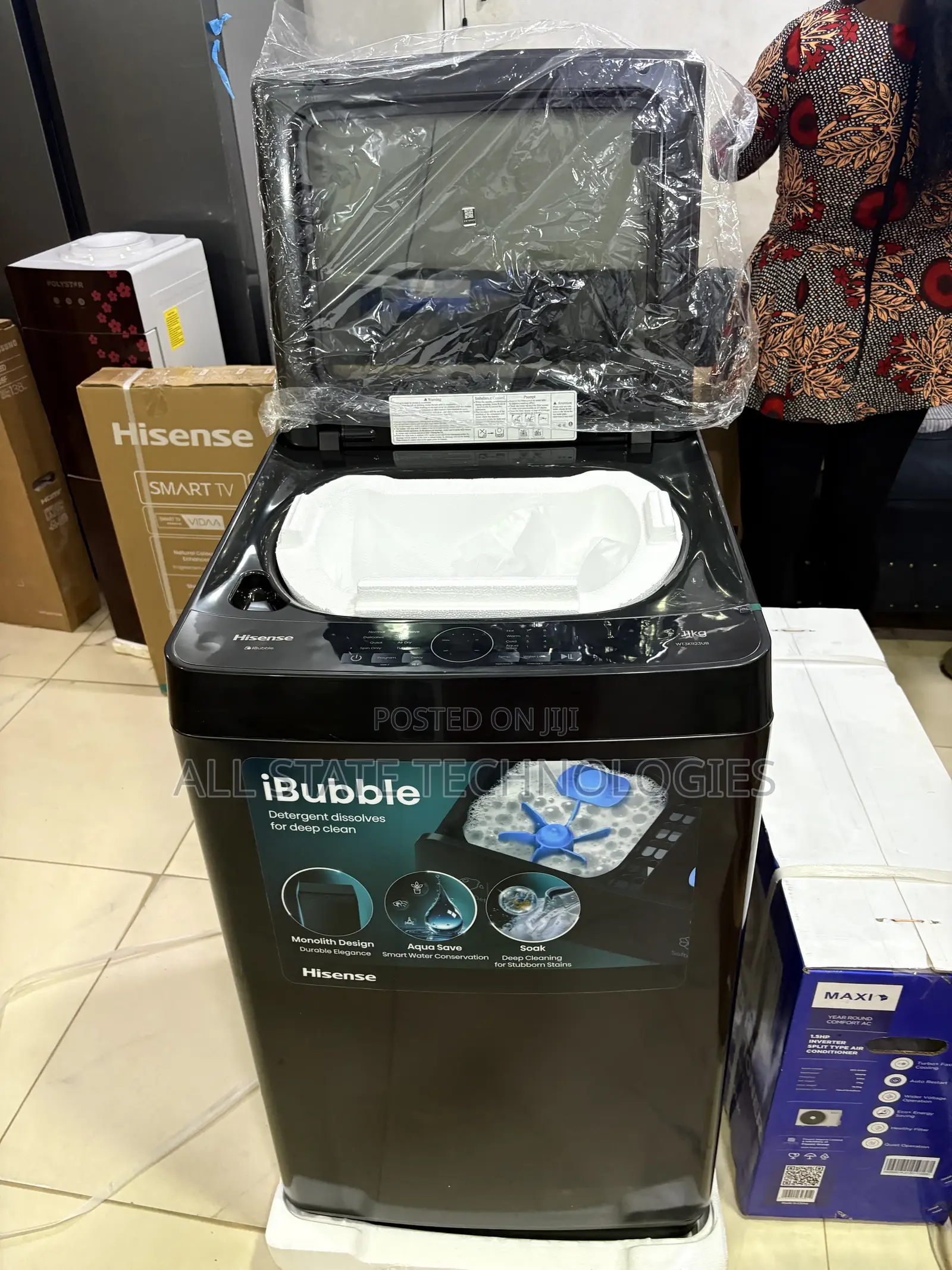 Hisense 11kg Top Loader With Eight Wash Options
