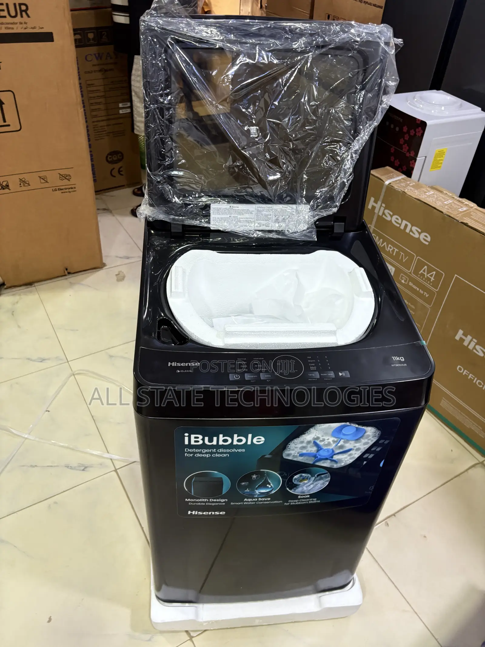 Hisense 11kg Top Loader With Eight Wash Options