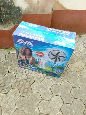 Ava Solar Rechargeable 18inch Fan