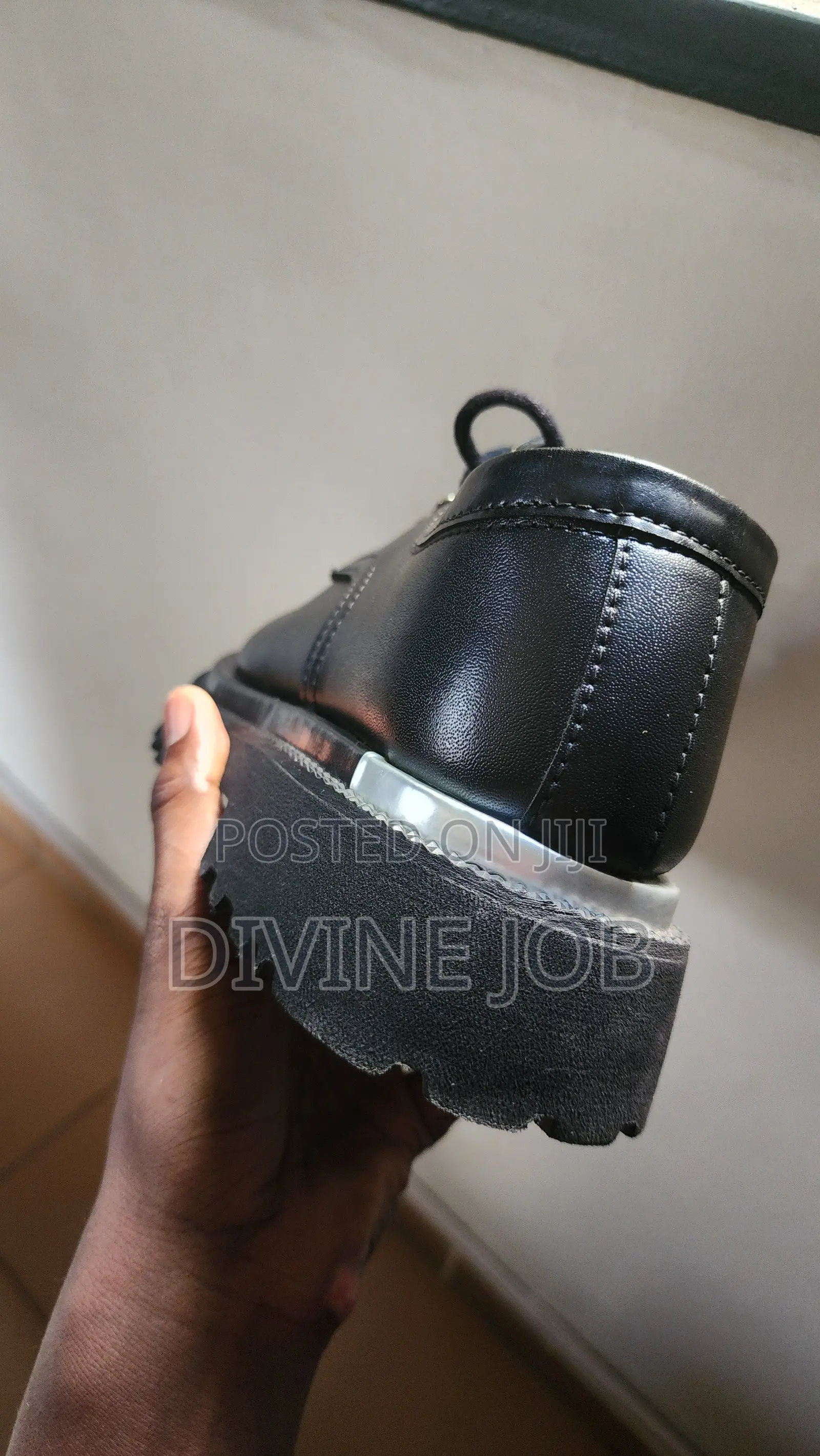 Shoe High Leather