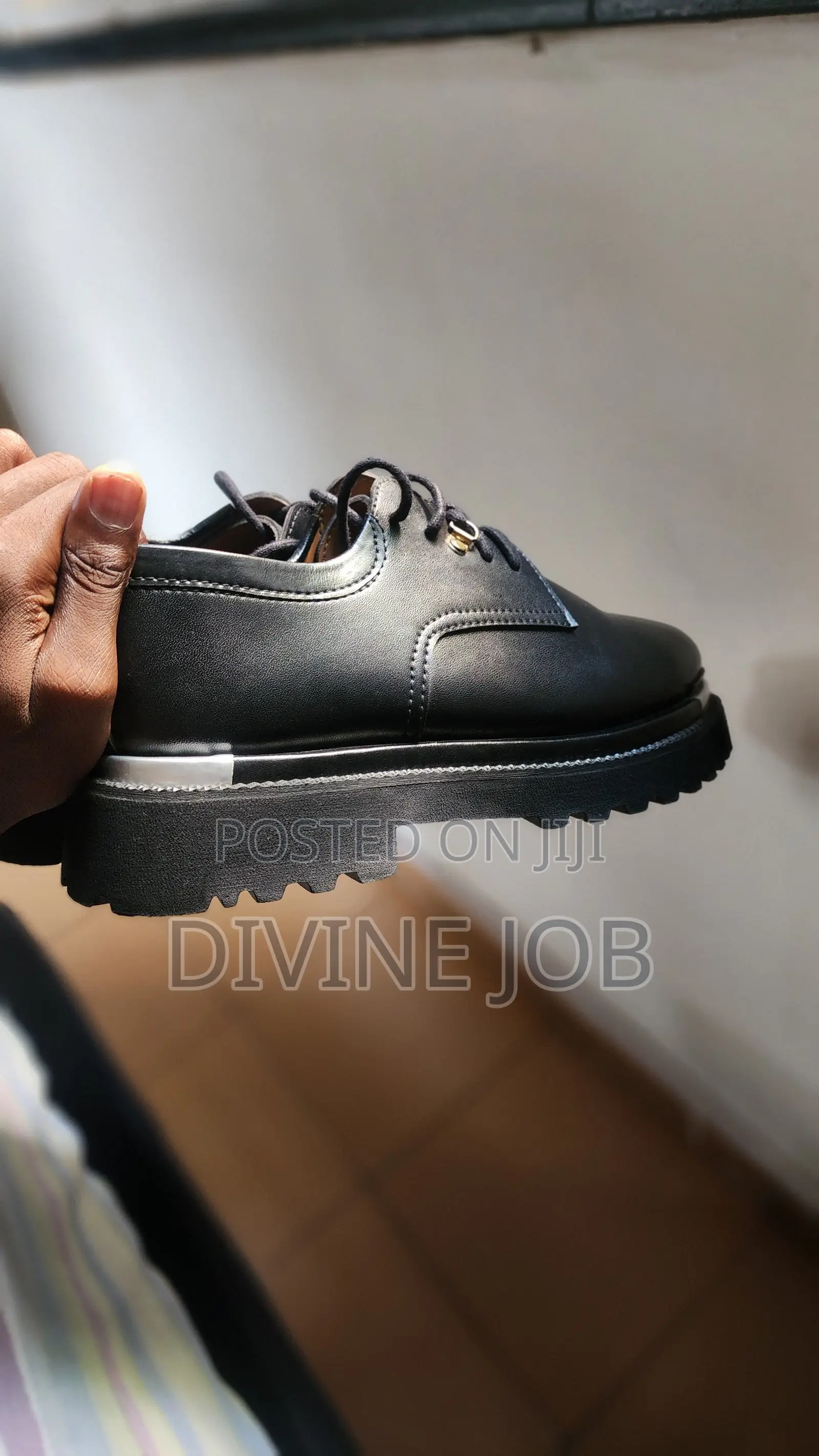 Shoe High Leather