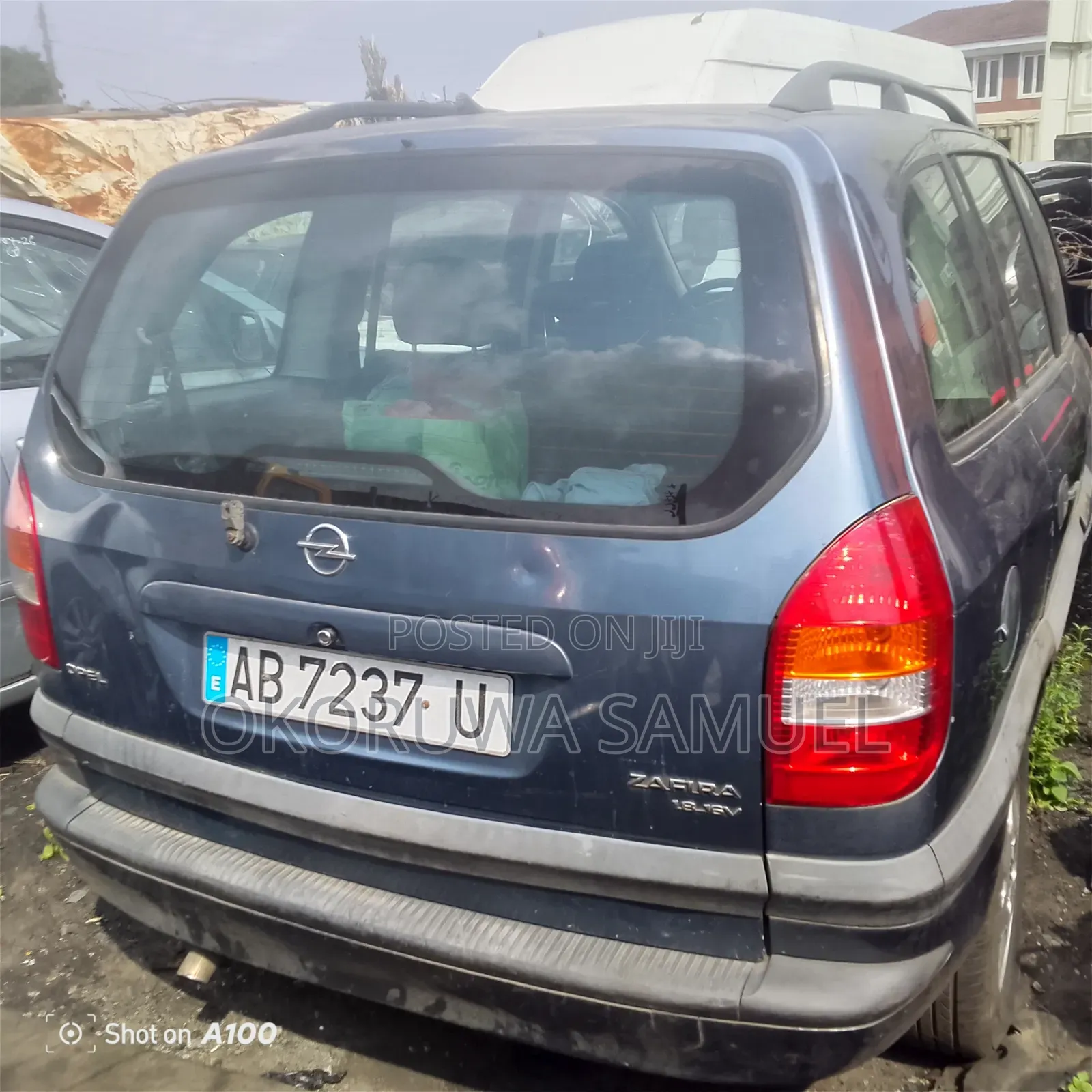 Opel Zafira 2002 Blue