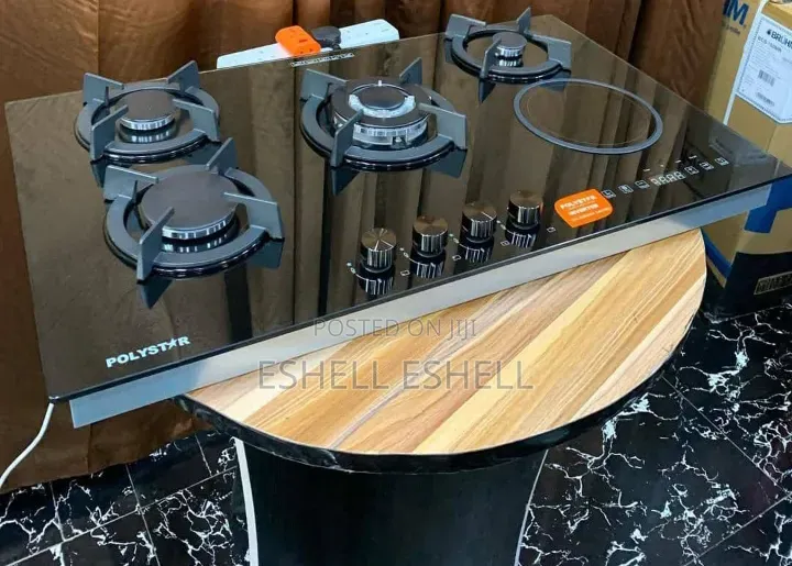 Polystar 4 Gas 1 Electric Inbuilt Cooker