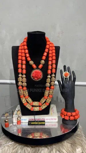 Coral Beaded Jewelry