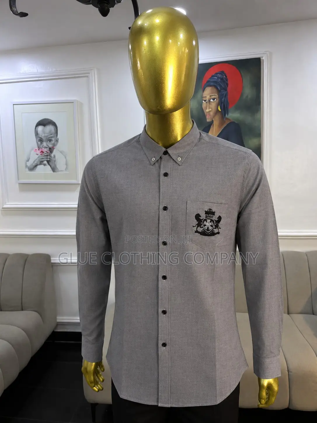 Ash Crested Oxford Shirt
