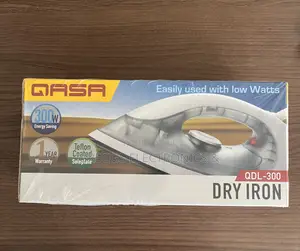 Qasa Dry Iron 300watt Inverter Friendly