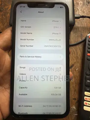 Apple iPhone 11 128 GB Black