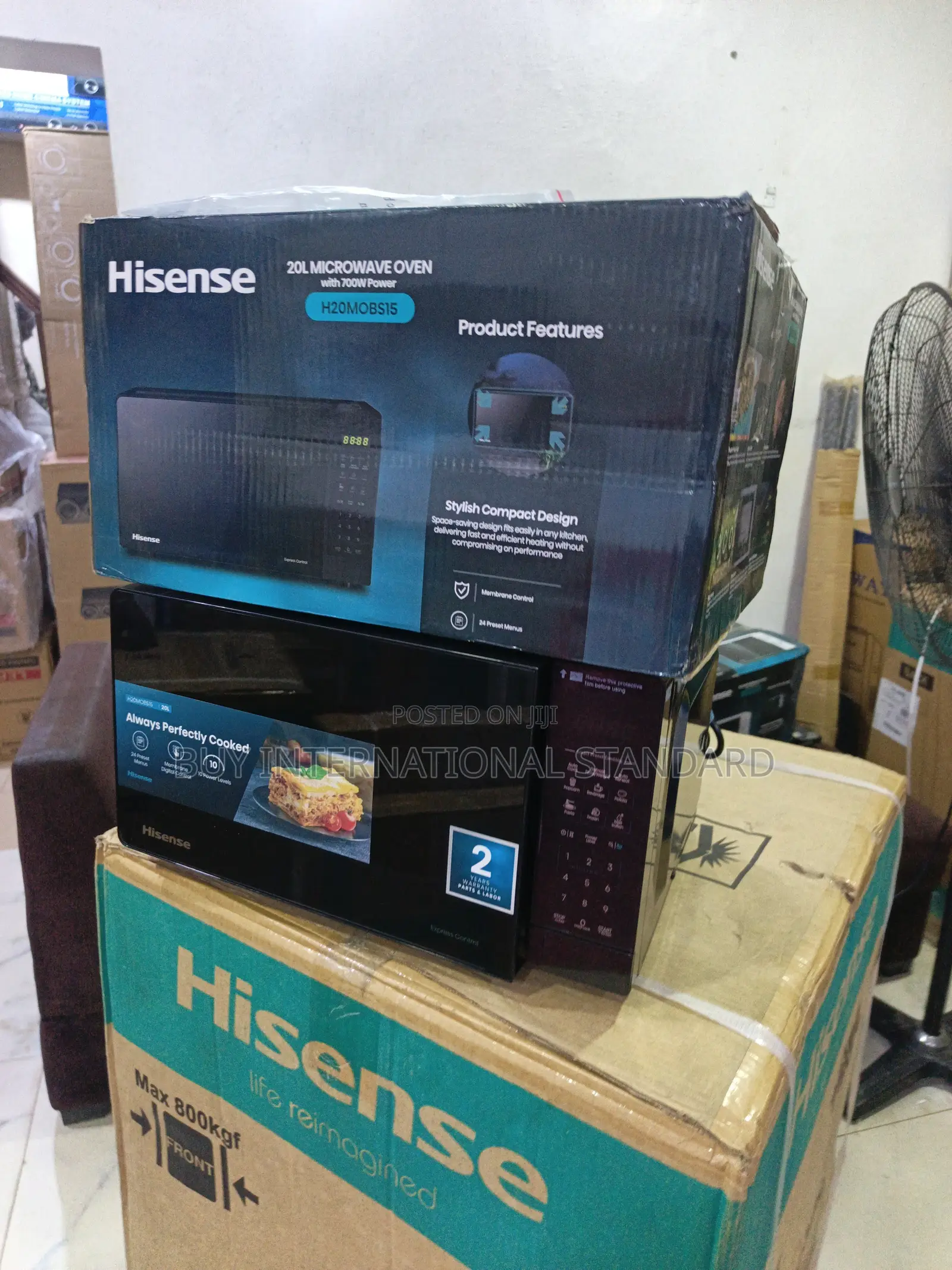 Hisense H20MOBS15 Premium Compact Microwave for Home Use