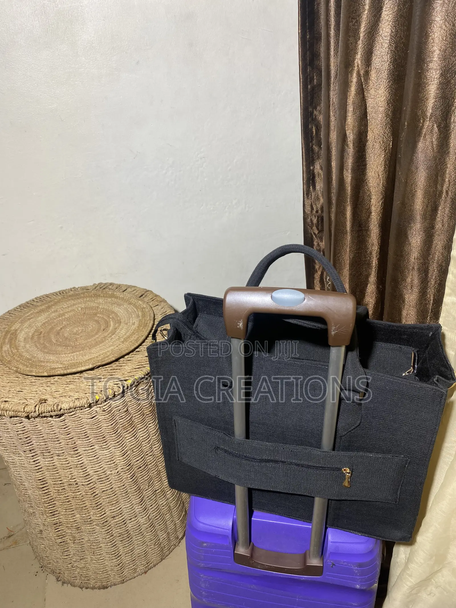 Aso Oke Structured Tote Bag