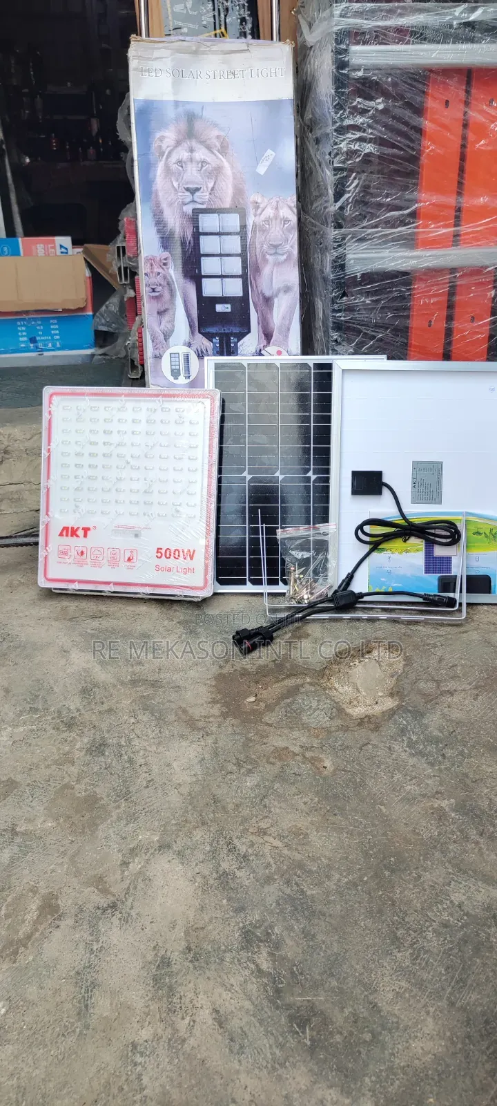 Original Led 500watts Solar Powered Akt Flood Light