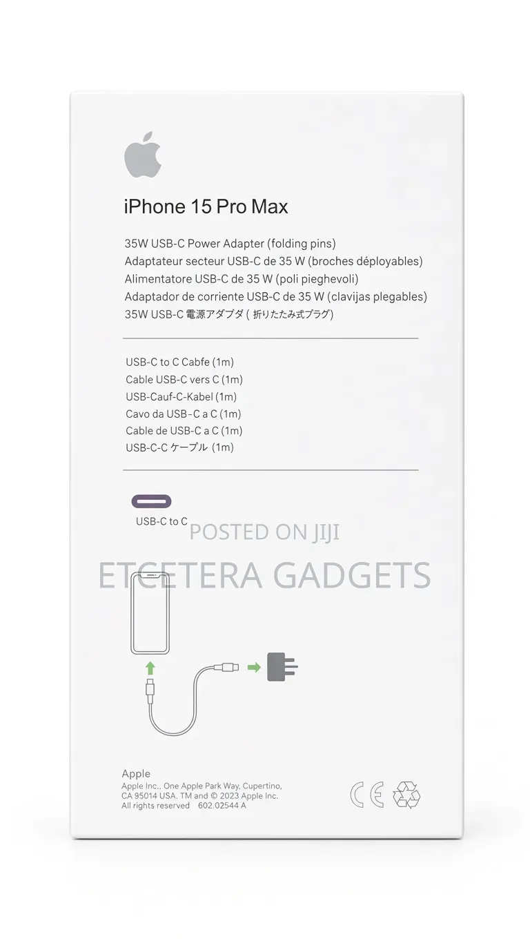 iPhone 15 Pro Max Power Adapter