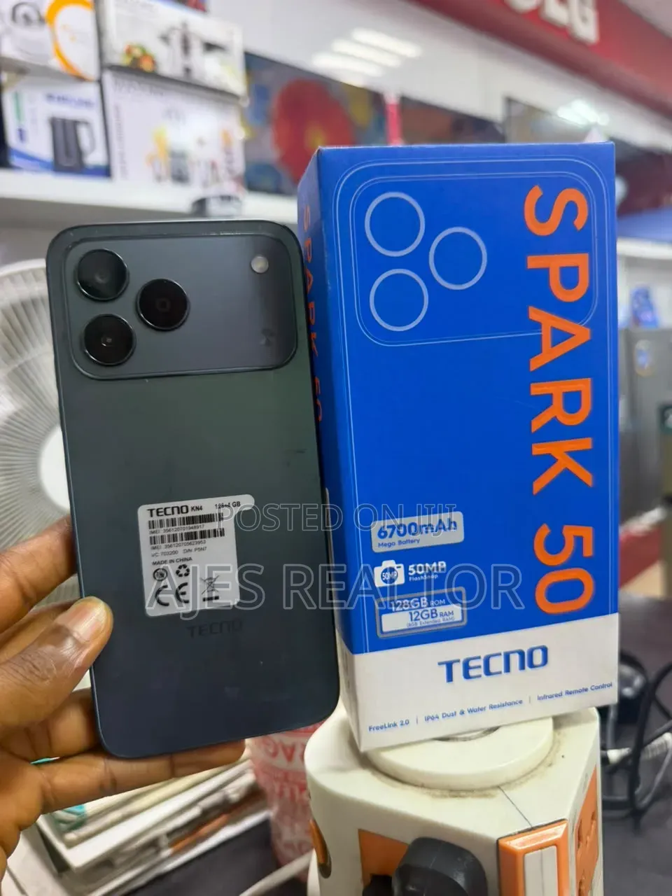 Tecno Spark 50 128 GB Gray