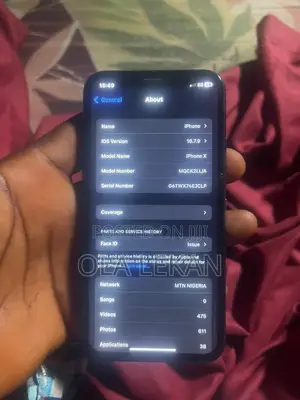Apple iPhone X 64 GB Black