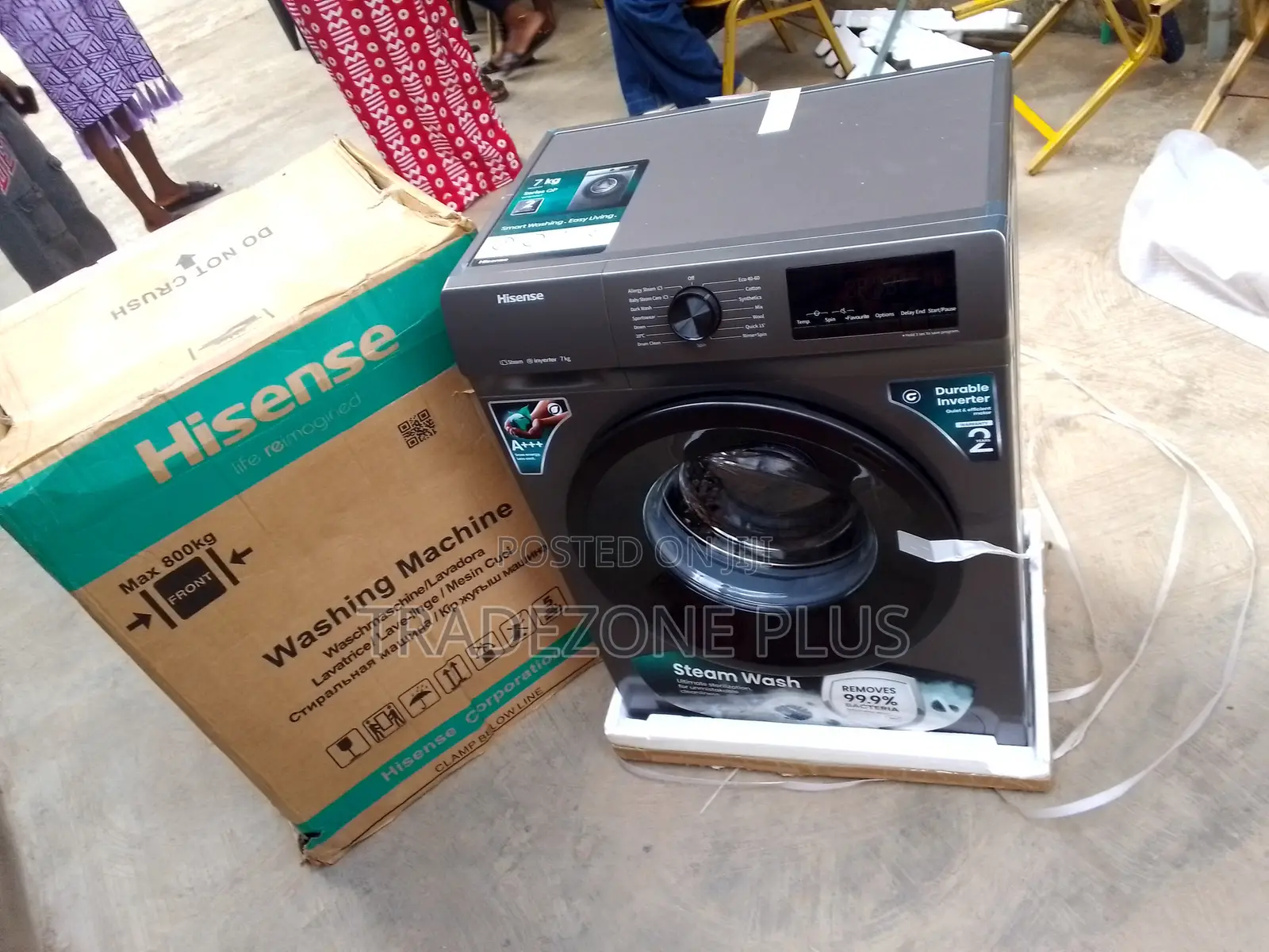 Hisense Automatic Washing Machine 7kg Front Loader Model WFQP7012T