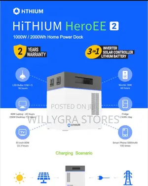 Elites Premium 2000wh Solar Generator