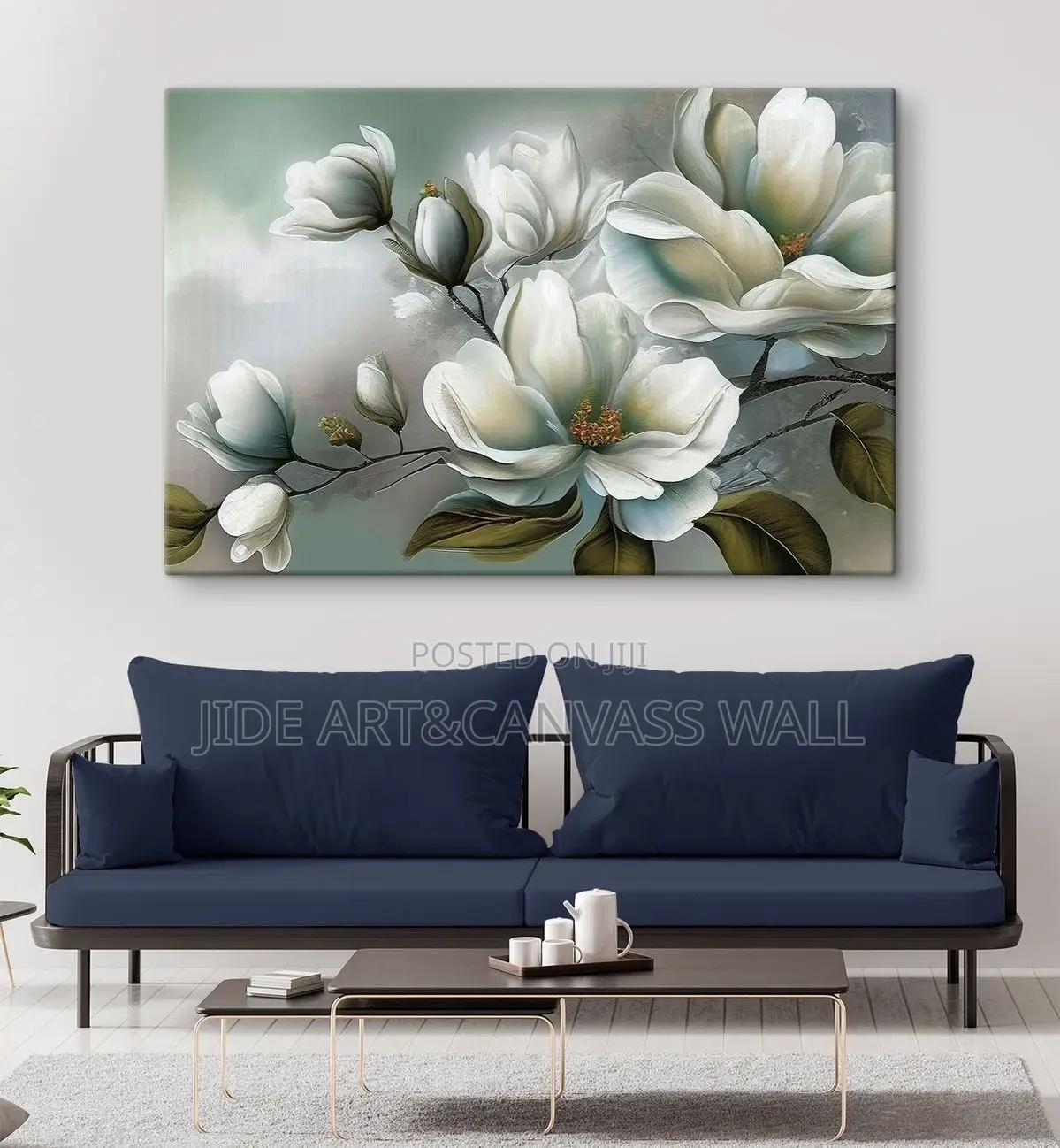 Modern Beautiful Flowers Digital Wall Art Decors