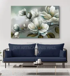 Modern Beautiful Flowers Digital Wall Art Decors