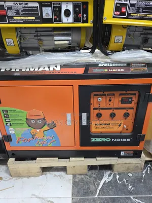 A Brand New Firman Zero Noise Soundproof Petrol Gen 10kva 100%copper