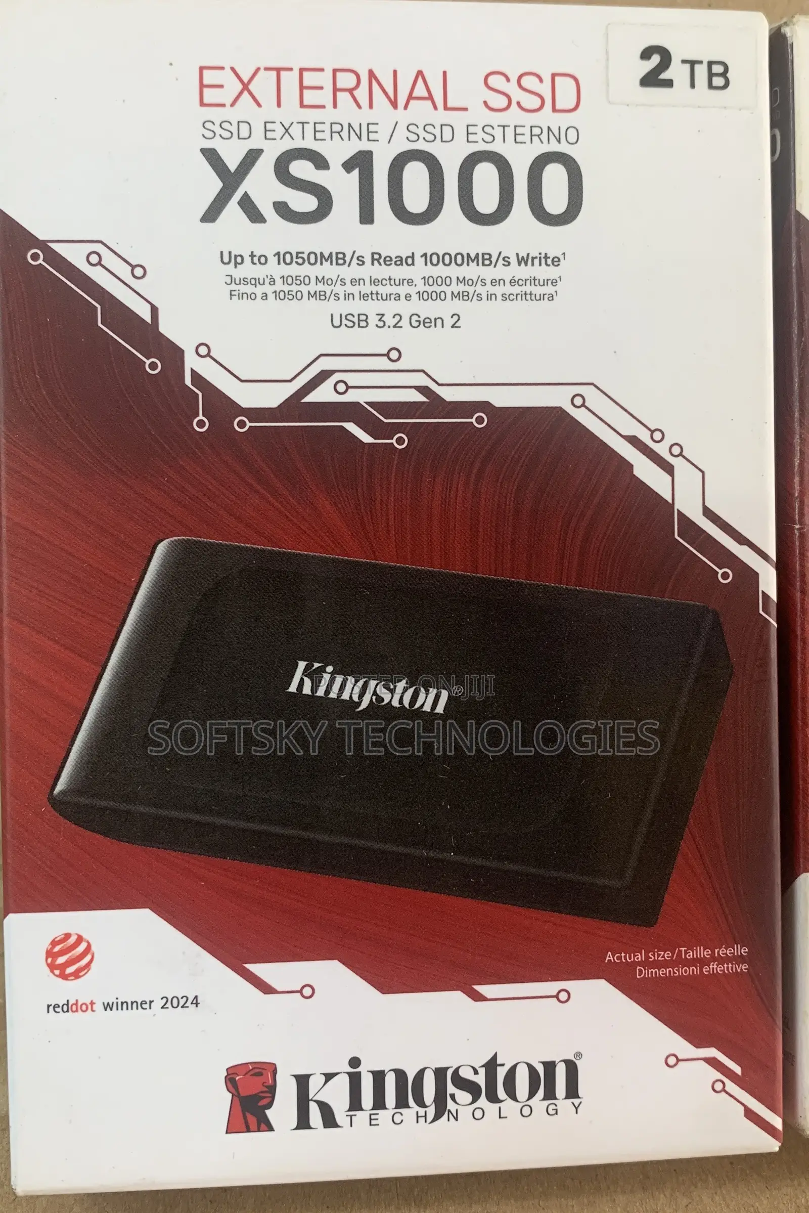 Kingston Xs1000 2TB External SSD