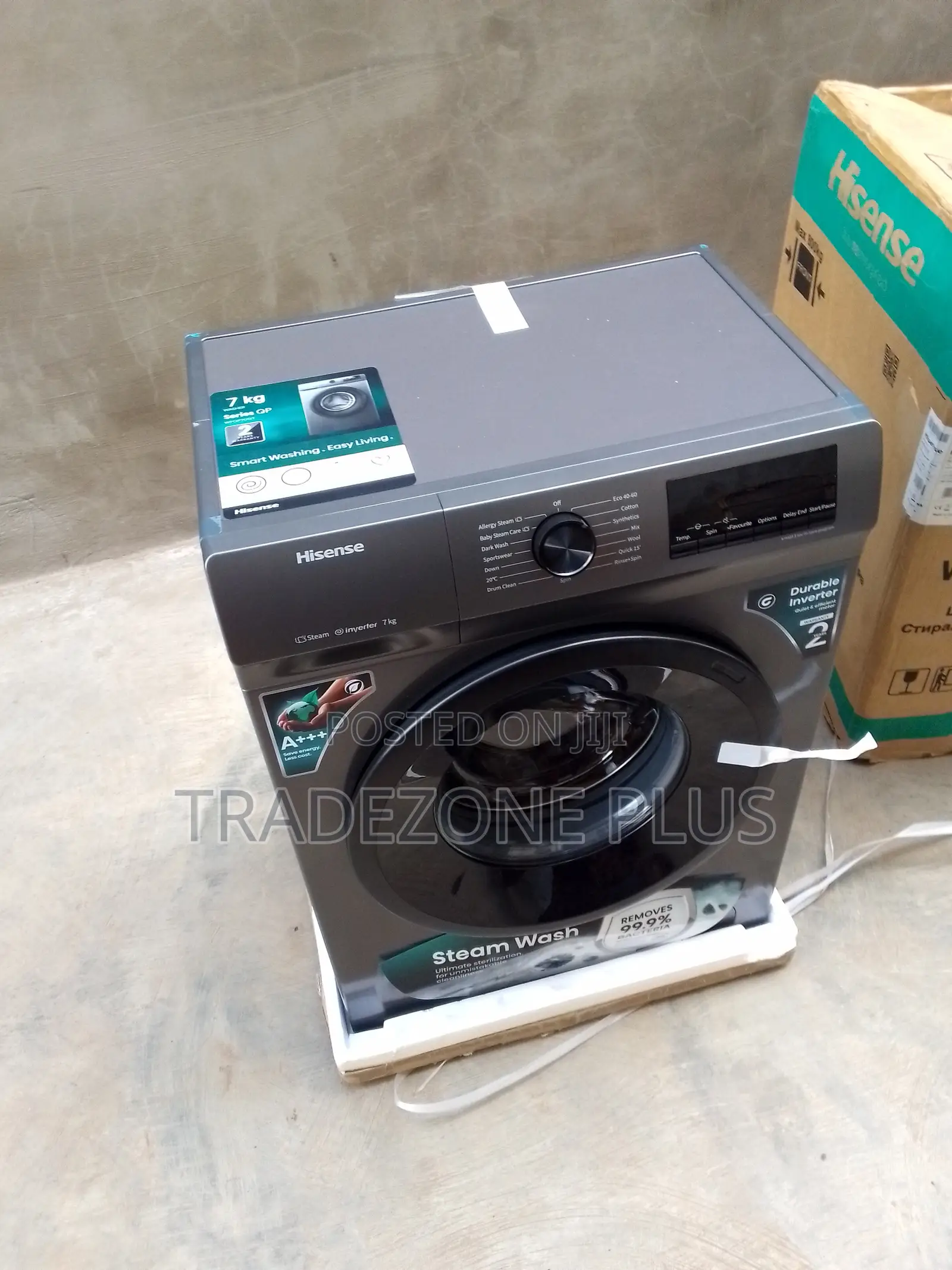 Hisense 7kg Automatic Inverter Washer for Modern Homes