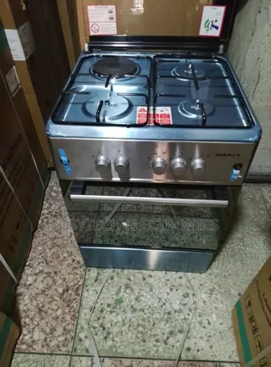 Maxi 3 Gas Cooker With Electric Hotplate and Oven