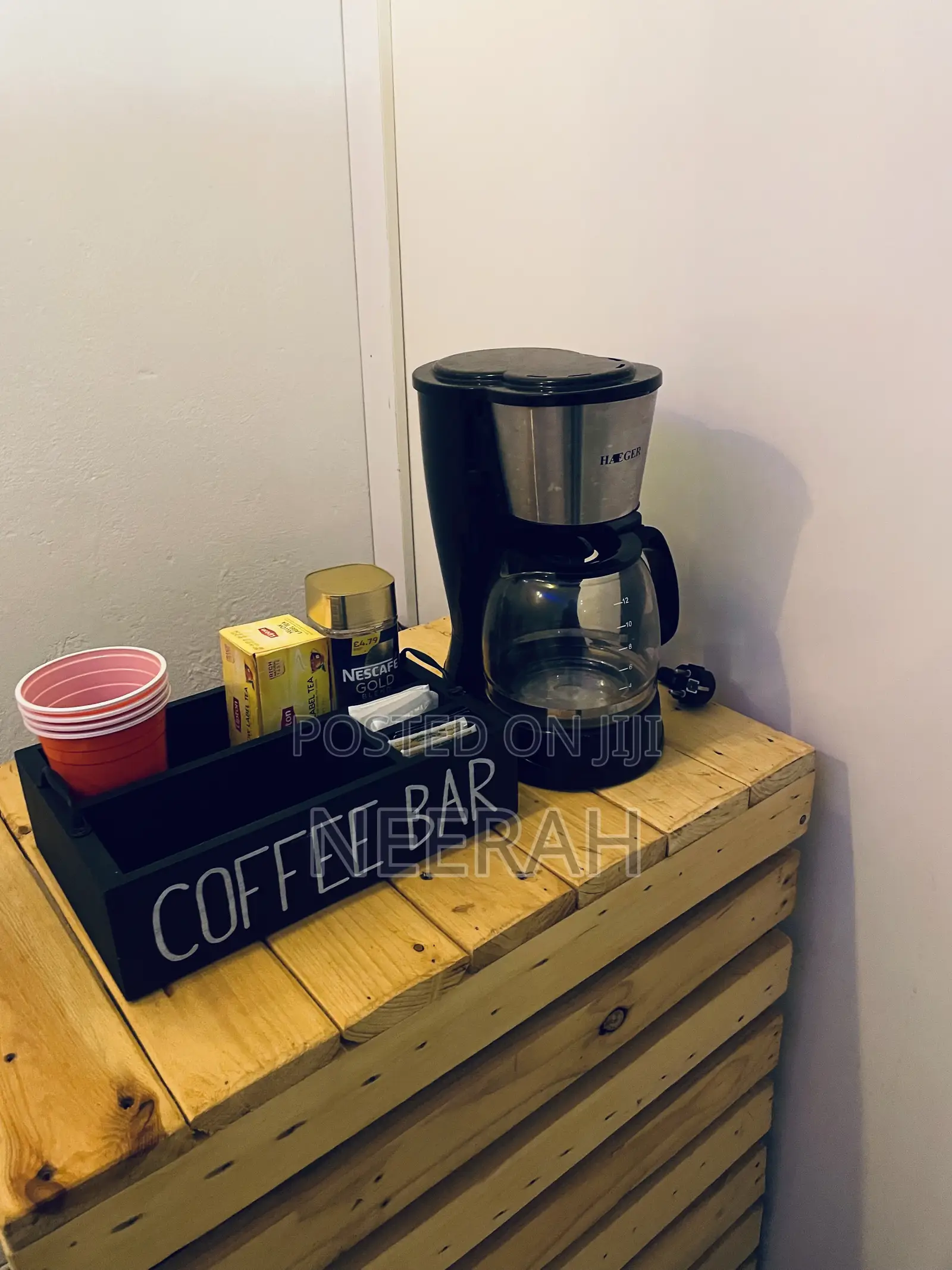 Electric Coffee Maker With Organizer