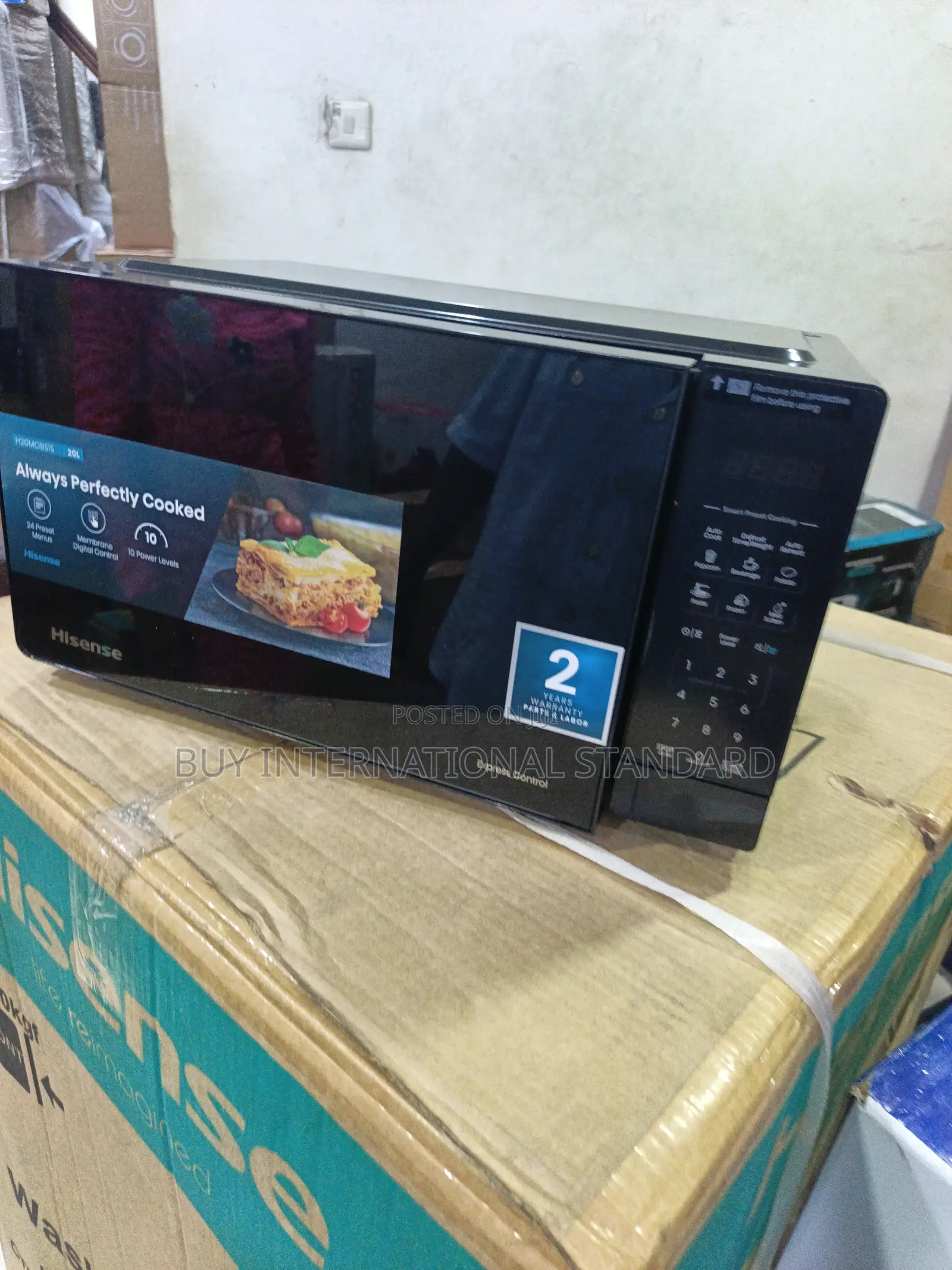 Hisense 20L Automatic Microwave for Family Kitchen Convenience