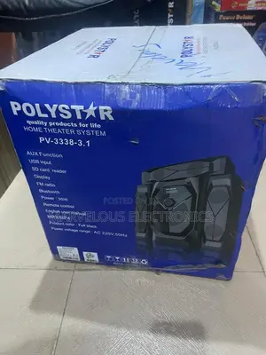 Brand New Polystar Sound System Speaker Super Sound Warranty Valid