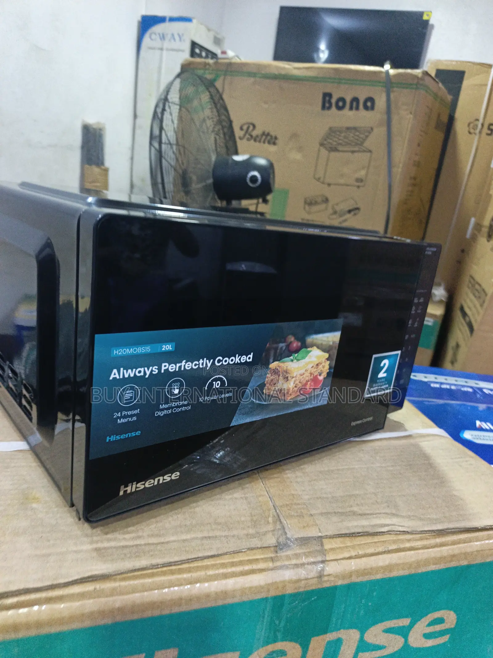 Hisense H20MOBS15 Automatic Microwave for Everyday Food Warming