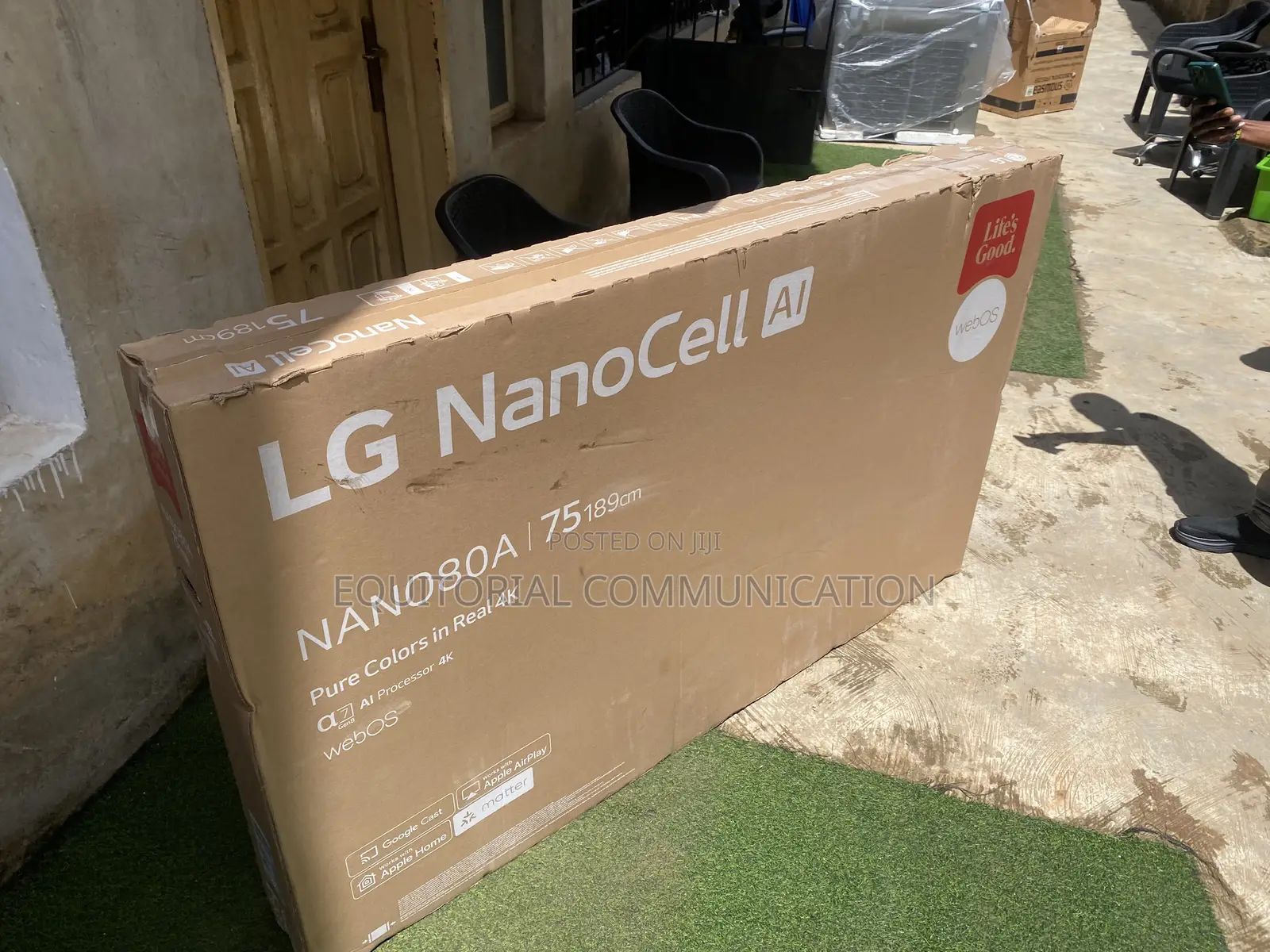 LG 75-Inch NanoCell 4K Smart Television With AI Magic Remote Support