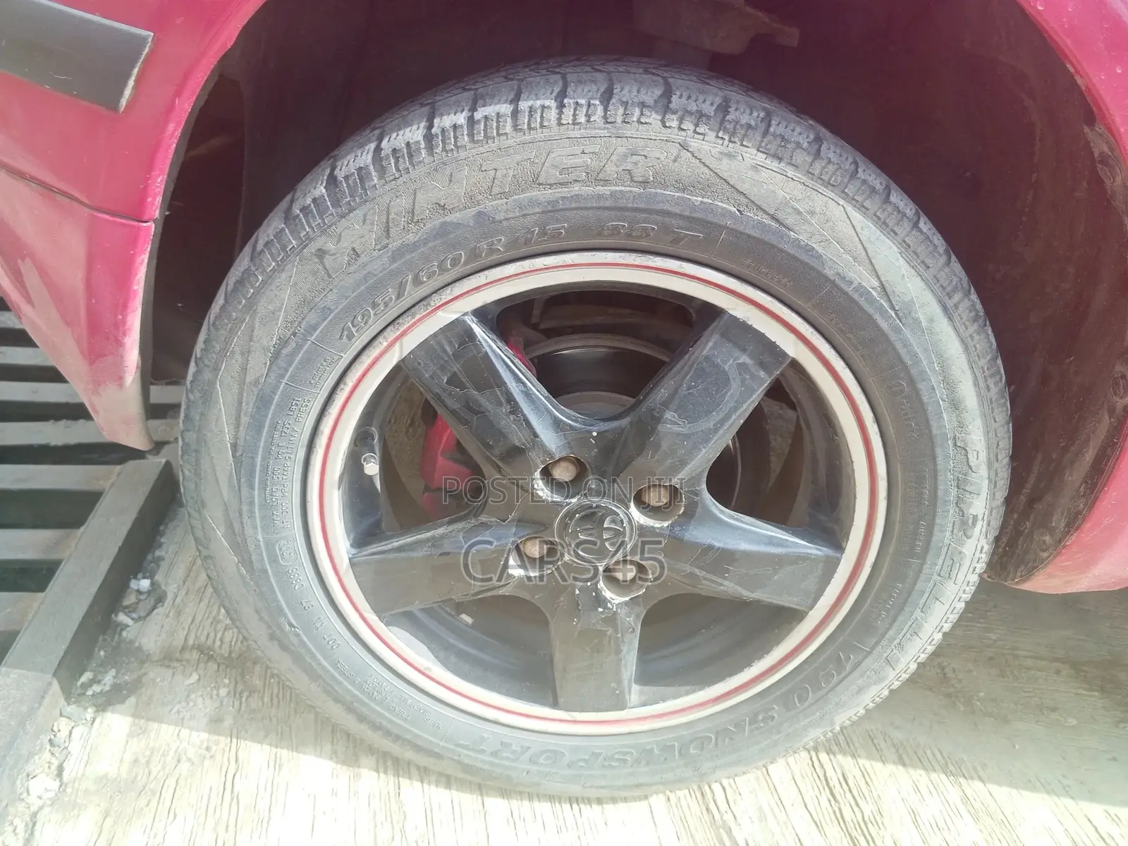 Toyota Yaris 2001 Red