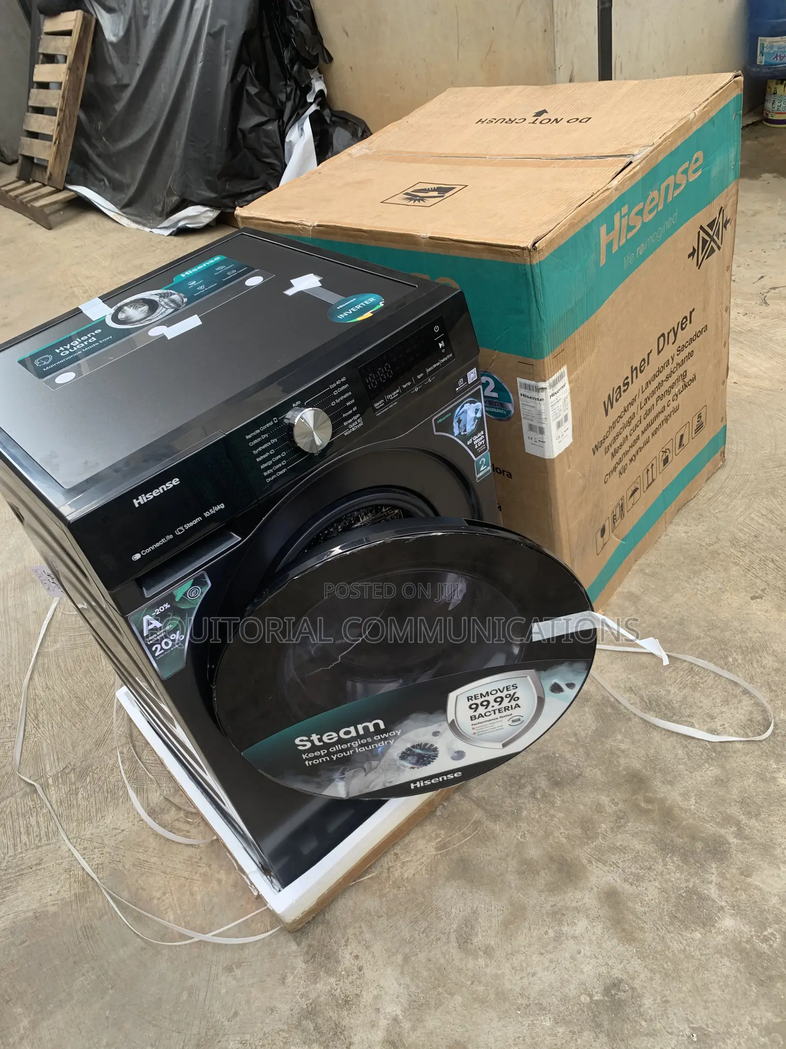 Hisense 10.5kg Washer Dryer – Laundry Without the Extra Hassle