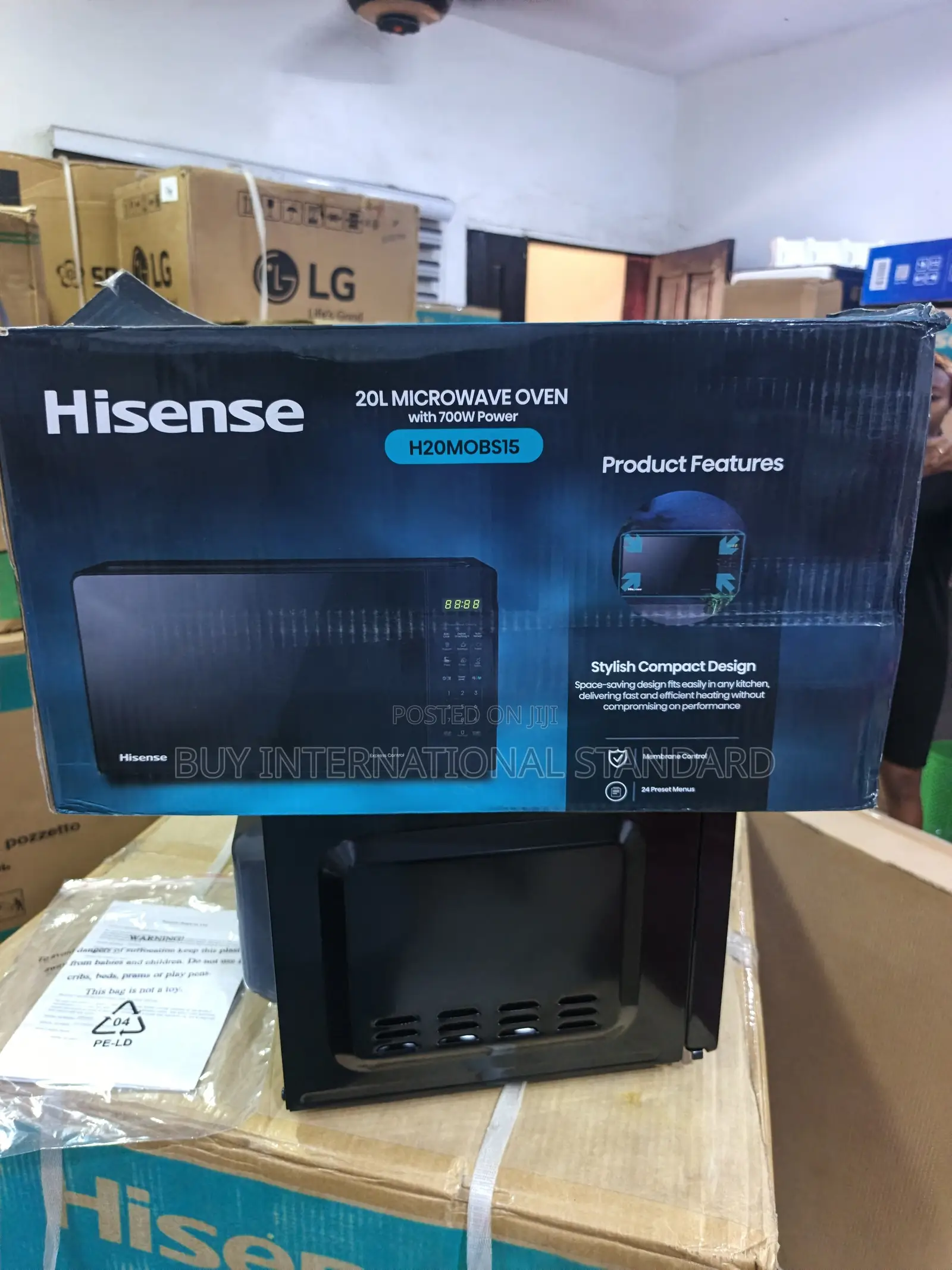 Hisense 20L Automatic Kitchen Microwave for Convenient Living