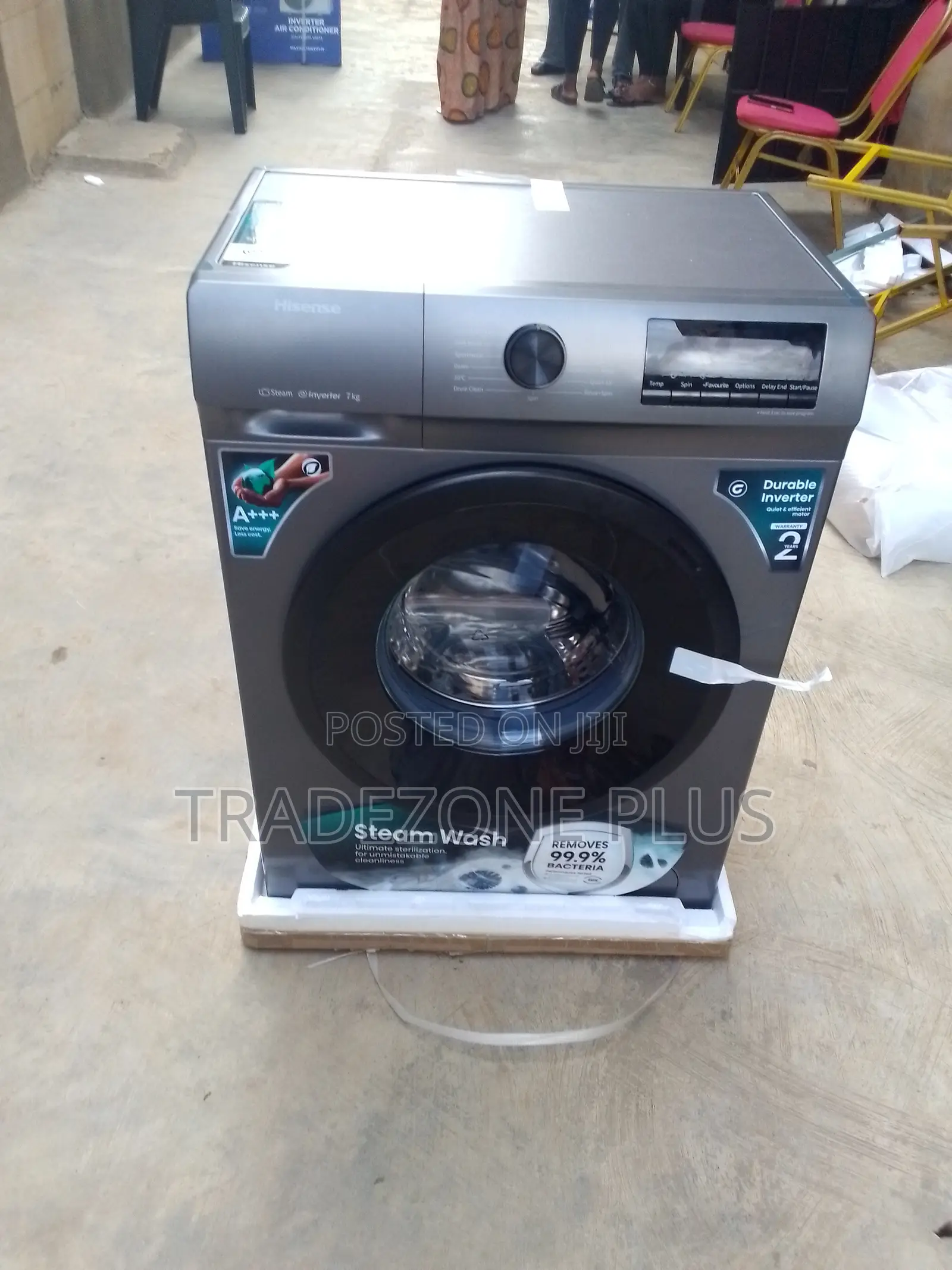 Hisense 7KG Inverter Technology Front Loading Washer